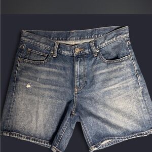 Uniqlo Men's Light Blue Jean Shorts small